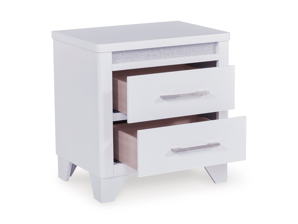 Jarlee White Upholstered Panel Bedroom Set by Ashley at Eve Furniture