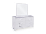 Jarlee White Upholstered Panel Bedroom Set by Ashley at Eve Furniture