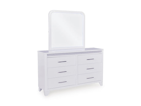 Jarlee White Upholstered Panel Bedroom Set by Ashley at Eve Furniture