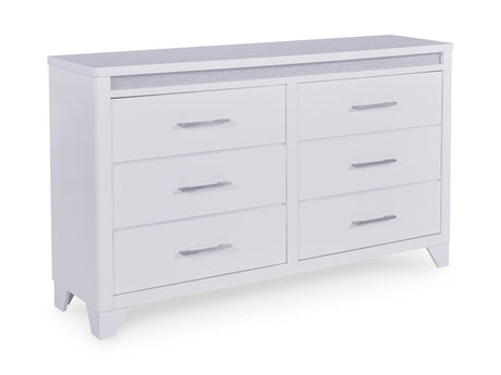Jarlee White Upholstered Panel Bedroom Set by Ashley at Eve Furniture