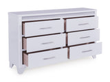 Jarlee White Upholstered Panel Bedroom Set by Ashley at Eve Furniture