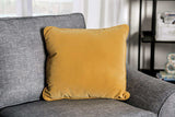 Jarrow Light Gray Stationary Sofa & Loveseat by Furniture of America at Eve Furniture