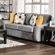 Jarrow Light Gray Loveseat by Furniture of America at Eve Furniture