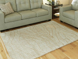 Jaseena Beige/Tan Medium Rug by Ashley at Eve Furniture