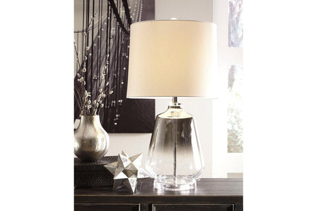 Jaslyn Silver Finish Table Lamp by Ashley at Eve Furniture