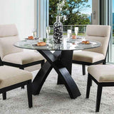 Jasmin Beige/Black 5-Piece Dining Room Set