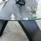 Jasmin Beige/Black 5-Piece Dining Room Set