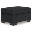 Jasmine Coal Peaks Ottoman by Ashley at Eve Furniture