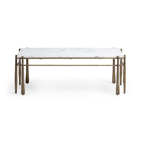 Jasmine Moonstone White Coffee Table by Classic Home at Eve Furniture