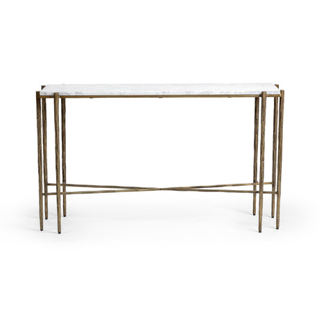 Jasmine Console Table - Moonstone White by Classic Home at Eve Furniture
