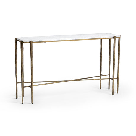 Jasmine Console Table - Moonstone White by Classic Home at Eve Furniture