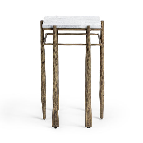 Jasmine Moonstone White 15 End Table by Classic Home at Eve Furniture