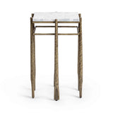 Jasmine End Table - Moonstone White by Classic Home at Eve Furniture