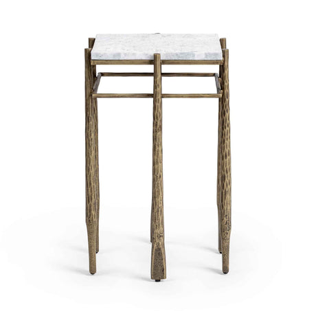 Jasmine End Table - Moonstone White by Classic Home at Eve Furniture
