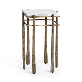 Jasmine End Table - Moonstone White by Classic Home at Eve Furniture