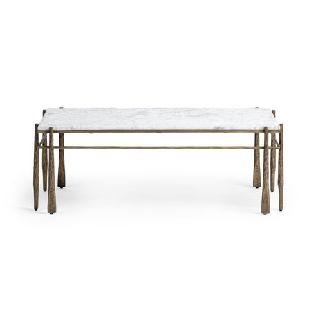 Jasmine Moonstone White Coffee Table by Classic Home at Eve Furniture
