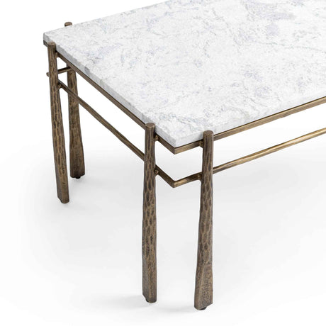Jasmine Moonstone White Coffee Table by Classic Home at Eve Furniture