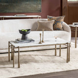 Jasmine Moonstone White Coffee Table by Classic Home at Eve Furniture
