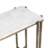 Jasmine Moonstone White Console Table by Classic Home at Eve Furniture