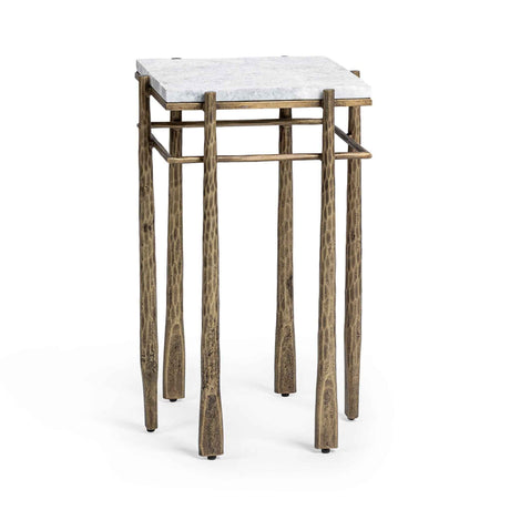 Jasmine Moonstone White End Table by Classic Home at Eve Furniture