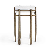 Jasmine Moonstone White End Table by Classic Home at Eve Furniture
