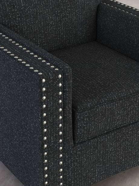 Jasmine Peaks Coal Chair by Ashley at Eve Furniture