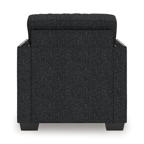 Jasmine Peaks Coal Chair by Ashley at Eve Furniture