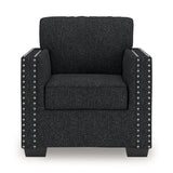 Jasmine Peaks Coal Chair by Ashley at Eve Furniture