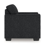 Jasmine Peaks Coal Chair by Ashley at Eve Furniture