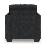 Jasmine Peaks Coal Chair by Ashley at Eve Furniture