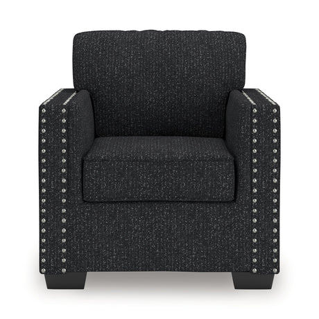 Jasmine Peaks Coal Chair by Ashley at Eve Furniture