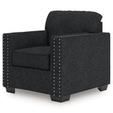 Jasmine Peaks Coal Chair by Ashley at Eve Furniture