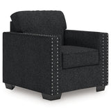 Jasmine Peaks Coal Chair by Ashley at Eve Furniture
