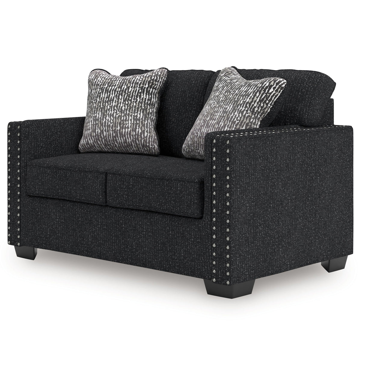 Jasmine Peaks Coal Loveseat by Ashley at Eve Furniture