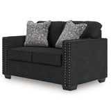 Jasmine Peaks Coal Loveseat by Ashley at Eve Furniture