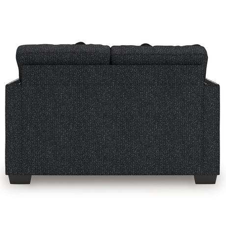 Jasmine Peaks Coal Loveseat by Ashley at Eve Furniture