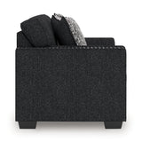 Jasmine Peaks Coal Loveseat by Ashley at Eve Furniture