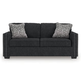 Jasmine Peaks Coal Sofa by Ashley at Eve Furniture