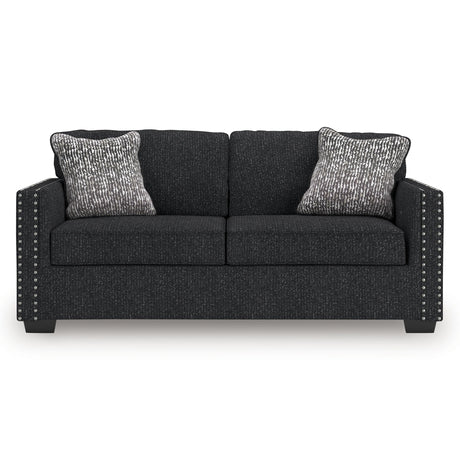 Jasmine Peaks Coal Sofa and Loveseat by Ashley at Eve Furniture