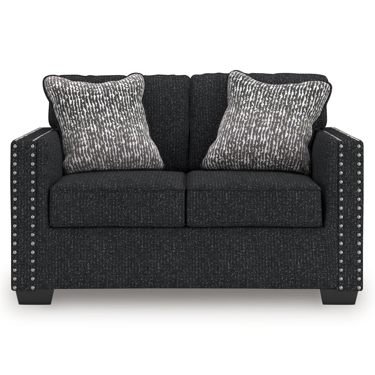 Jasmine Peaks Coal Sofa and Loveseat by Ashley at Eve Furniture