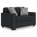 Jasmine Peaks Coal Sofa and Loveseat by Ashley at Eve Furniture