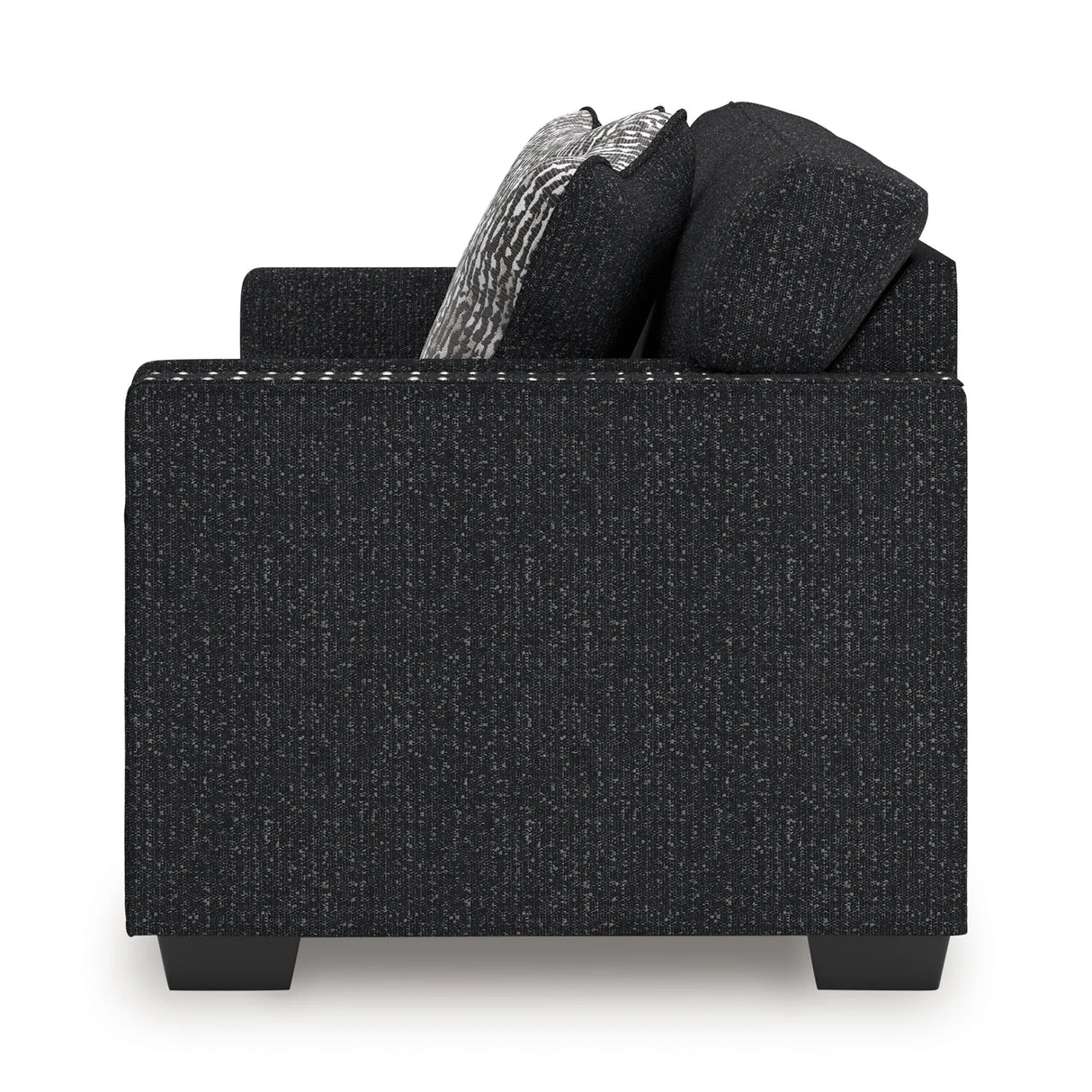 Jasmine Peaks Coal Sofa by Ashley at Eve Furniture