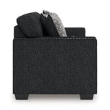 Jasmine Peaks Coal Sofa and Loveseat by Ashley at Eve Furniture