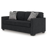 Jasmine Peaks Coal Sofa by Ashley at Eve Furniture