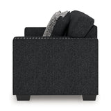 Jasmine Peaks Coal Sofa by Ashley at Eve Furniture