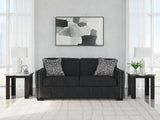 Jasmine Peaks Coal Sofa by Ashley at Eve Furniture