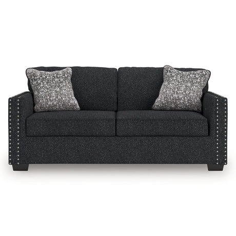 Jasmine Peaks Coal Sofa and Loveseat by Ashley at Eve Furniture