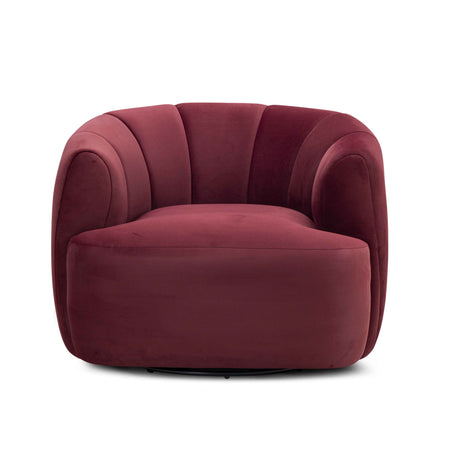 Jasmine Performance Velvet Swivel Accent Chair by TOV Furniture at Eve Furniture