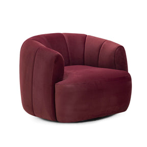 Jasmine Performance Velvet Swivel Accent Chair by TOV Furniture at Eve Furniture