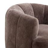 Jasmine Upcycled Contract-Grade Basketweave Fabric Swivel Accent Chair by TOV Furniture at Eve Furniture